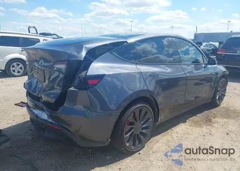 2023 Tesla Model Y Performance Dual Motor All-Wheel Drive из США, поврежденный, VIN 7SAYGDEF4PF785348